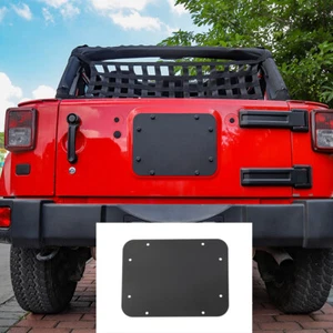 Filler Plate Tramp Stamp Tailgate Vent-Plate Cover for 07-18 Jeep JK Wrangler T - Picture 1 of 5