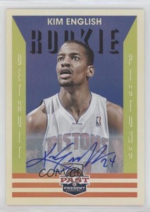2012-13 Panini Past & Present Signatures Kim English #175 Rookie Auto RC
