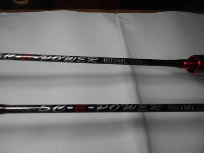 (2) AUTES ULTRA LIGHT CRAPPIE Spinning RODS, wt. 3.5oz, 6ft. 2pcs, Carbon Fiber, - Image 1 of 4