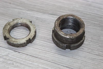 Yamaha Badger 80 Yfm80 1985 eje trasero rueda trasera pivote perno eje juego de tuercas Foto 1 de 4