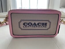 COACH Kira canvas, pink, - original retail $225