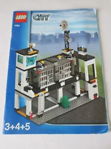 NOTICE  COMMISSARIAT LEGO CITY 7744 - MANUEL  MODULES 3 + 4 + 5 