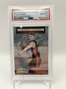 Tyler Herro 2019 Panini Contenders ROY #13 Miami Heat Rookie RC PSA 10 GEM MINT - Bild 1 von 2