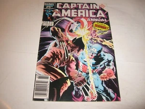 CAPTAIN AMERICA ANNUAL #8 MARVEL 1986 CLASSIC MIKE ZECK WOLVERINE -sharpe! - Imagen 1 de 1