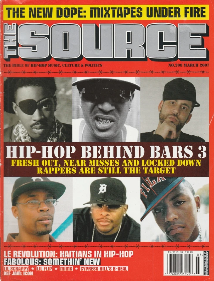 THE SOURCE MAGAZINE MARCH 2007 *HIP HOP BEHIND BARS 3* - Image 1 of 1