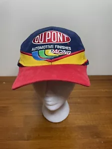Jeff Gordon Hat Snapback Cap Dupont Chase NASCAR Vintage Uniform Jacket Style 24 - Picture 1 of 5