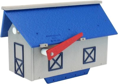 AmishToyBox.com Mailbox, Post Mount, Made With Weather-Proof Poly Lumber,... - Image 1 of 4