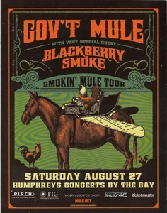 Gov't Mule & Blackberry Smoke 8-27-2016 Handbill (2016) - Picture 1 of 2