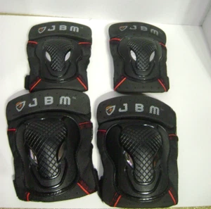 JBM BMX Bici Ginocchiere e Gomitieri Giovani Grande Set di Ingranaggi Protettivi - Foto 1 di 1