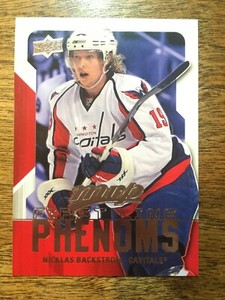 2008-09 UD MVP First Line Phenoms - NICKLAS BACKSTROM #FL7 Washington Capitals