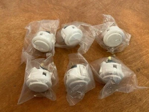 SANWA OBSF-30 Push Button 30mm Buttons 6 Units - Picture 1 of 4
