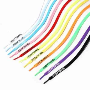 Silicone Printing Shoelaces with Zip Tie Off White The Ten Shoelaces for Sneaker - Picture 1 of 42