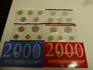 "2000" United States Mint Uncirculated Coin Set  - Picture 1 of 3