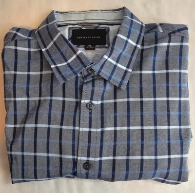 Geoffrey Beene Dress Shirt in the color "Peacoat"   XL Point Collar - Image 1 of 4