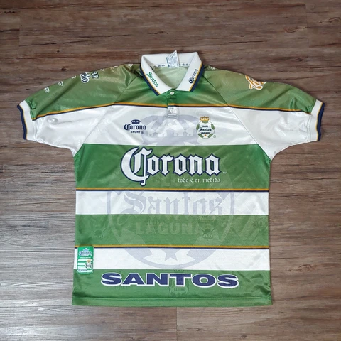 Rare Vintage Santos Laguna FMF Soccer Football Jersey SZ XL 90s Mexico Cover