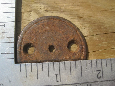 ANTIQUE VINTAGE CAST IRON  VICTORIAN WINDOW SASH LOCK LATCH KEEPER f Cover