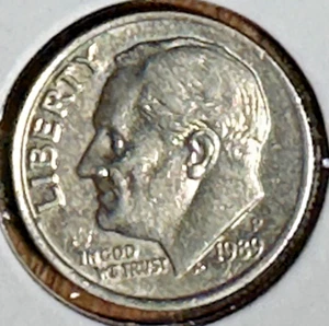 1989 P Roosevelt Dime - Picture 1 of 4