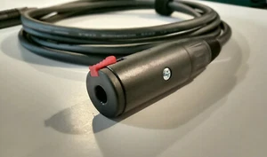 ESH AUDIO - Headphone Extender Cable - Locking Socket - MOGAMI 2549 - NEUTRIK - Picture 1 of 3
