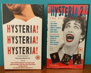 Hysteria & Hysteria 2 The Second Coming VHS PAL - Stephen Fry, John Cleese - Picture 1 of 11