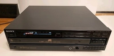 Sony CDP-C800 Custom File 5 Disc CD Player Changer Japan No Remote | TESTED - Image 1 of 4