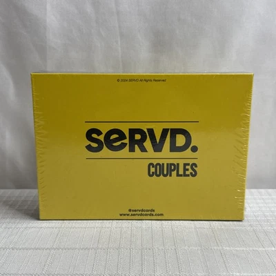 SERVD. Couples Real Life Adult 2 Player Card Game for 18+ BRAND NEW SEALED - Image 1 of 4
