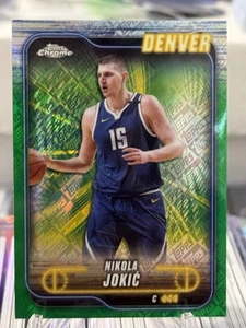 2024-25 Topps Chrome Basketball Logo Refractor Nikola Jokic Denver Nuggets RARE - Picture 1 of 2