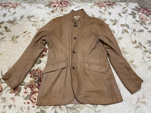 2Way Balmain Suede Gord Leather Jacket - Picture 1 of 7