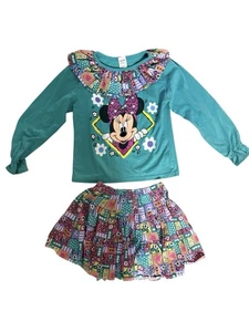 90’s MINNIE MOUSE SHIRT AND SKIRT SET SIZE YOUTH LARGE - Picture 1 of 3