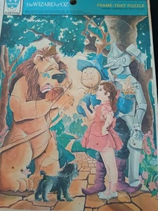 Vintage Whitman The Wizard Of Oz Frame Tray Puzzle 1976 - Picture 1 of 6