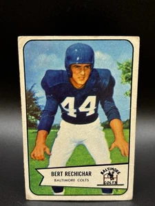 1954 Bowman #26 BERT RECHICHAR (VG) Colts ** KOSTENLOSER VERSAND ** BB - Bild 1 von 2