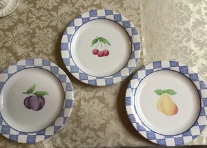 Pfaltzgraff Hopscotch Obst Teller, 6 Teller, EUC - Bild 1 von 6