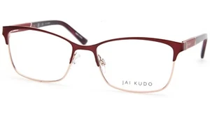 NEW JAI KUDO JK013 C1 Burgundy Eyeglasses Frame 52-16-135mm B36mm - Picture 1 of 10