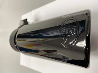 Genuine Toyota 2005-2020 Tacoma Black Chrome Exhaust Tip PT932-35180-02 - Image 1 of 4