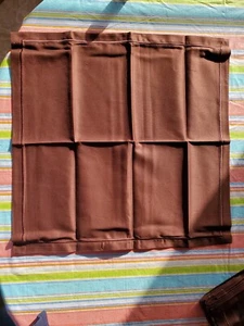 Fieldcrest Cloth Napkins 8 Pack 20"x20" Brown Cotton - Picture 1 of 5