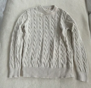 NWOT Crewcuts kids boys' size XL solid cream cable knit pullover sweater - Bild 1 von 2