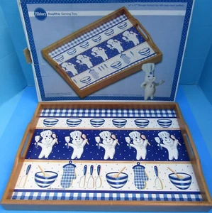 FS NIB Pillsbury Doughboy WOODEN SERVING TRAY / POPPIN' FRESH WALL DECOR 1998 - Picture 1 of 6