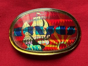 1977 Kansas Belt Buckle Point of Know Return - Rock Band Prism - Pacifica 90245 - Picture 1 of 4