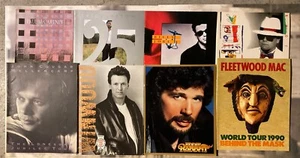 12 Concert Programs McCartney Clapton Stones Joel Heart Poison Michael Plus More - Picture 1 of 23
