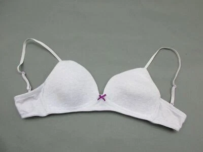 34 Xhilaration Blanco Inalámbrico Acolchado Cierre Trasero Camiseta Demi Bra 3i Foto 1 de 4