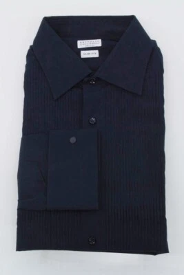 NWT$1075 Brunello Cucinelli Men's Slim Fit Tuxedo Shirt W/Cuff Links Size M A228 - Image 1 of 4