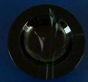 4 GUC Mikasa FK701 Galleria Opus schwarz Cala Lily 9 3/8" Suppenschüsseln mit Rand - Bild 1 von 2