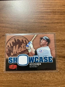 2006 Flair Showcase Showcase Stitches Carlos Beltran #SS-CB Jersey - Picture 1 of 1