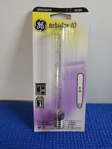 New GE 40 Light 40W Tubular Light 90709 T6.5 pack 1. - Picture 1 of 3