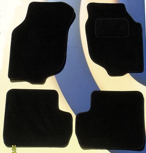 ROVER 200 / 25, MG ZR BLACK TUFTED CAR MATS B - Picture 1 of 1