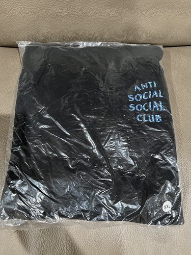 A BATHING APE (BAPE) FELPA CON CAPPUCCIO DS ANTI SOCIAL SOCIAL CLUB LOVE STAIN SOLO MEMBRI XXL ASSC