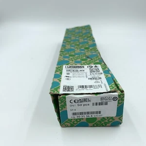 50 Pack Phoenix Contact 3031364 DIN Rail Terminal Blocks ST4 600v 30A - Picture 1 of 6