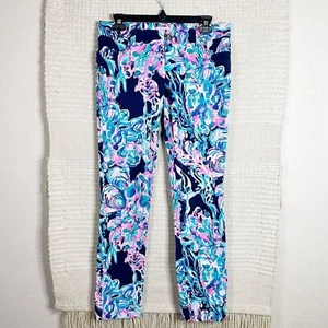 LILLY PULITZER bright navy Caught Up Callahan chino pants 4 - Picture 1 of 8