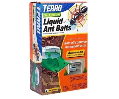 TERRO T1804-6 Outdoor Ready-to-Use Liquid Ant Bait Killer and Traps - 4 Pack - Image 1 of 4