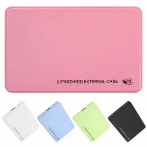 2.5-Inch SSD HDD External Hard Drive Box USB 3.0 SATA Mobile Hard Disk Case TDM - Picture 1 of 24