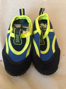 Koala Kids Water Shoes Blue & Yellow Size 7 - Picture 1 of 4